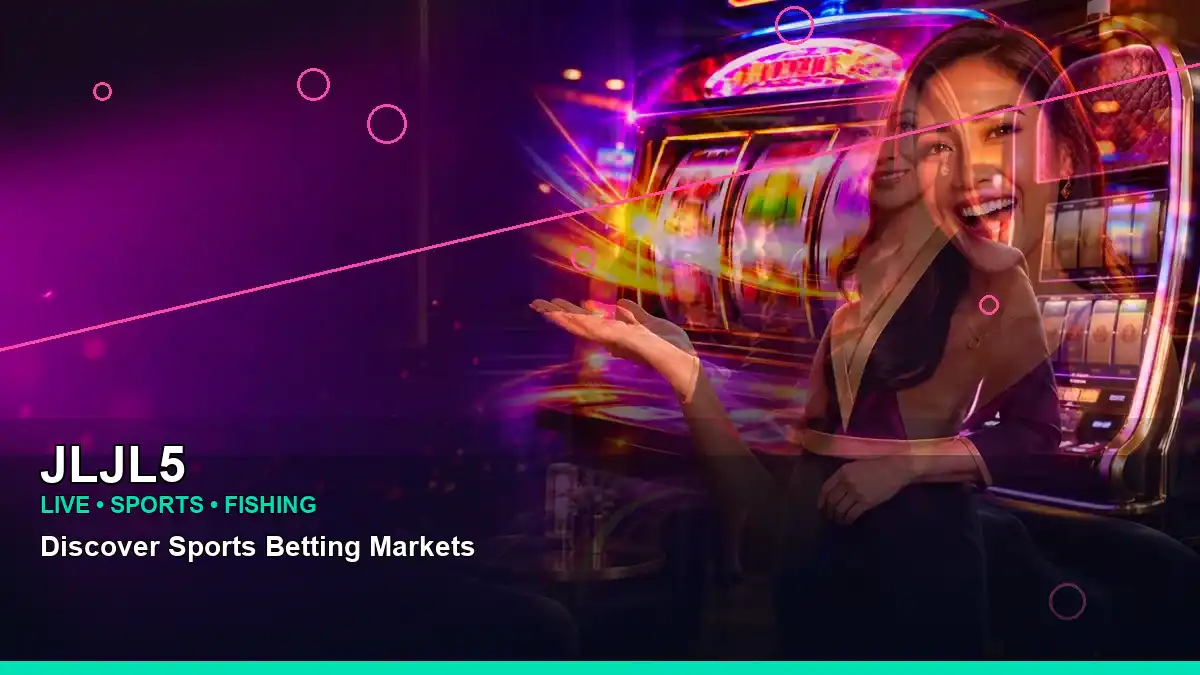 JLJL5 party online slot games featuring an adult Filipina casino host with a wide-action composition